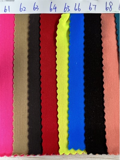 DG-BT  再生滌綸啞光萊卡  成分：：82%再生滌  18%氨綸  克重：180g/㎡ 幅寬：150CM 細節-4